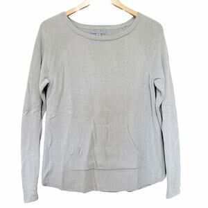 Barefoot Dreams CozyChic Ultra Lite Kangaroo Pocket Sweater Sz S